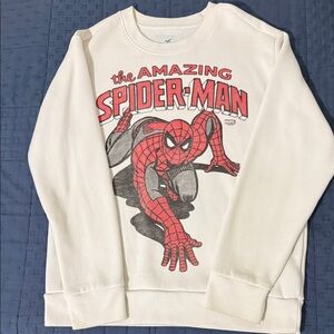 Marvel The Amazing Spider-Man White Sweater